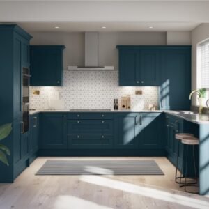 Mornington Shaker kitchen doors with traditional shaker-style cabinetry