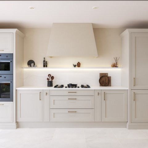 Mornington Vale kitchen door style with classic shaker design and neutral tones